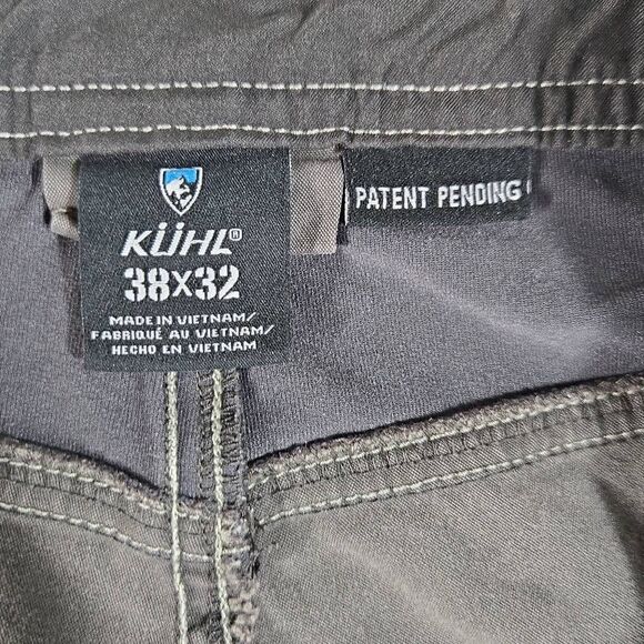 Kuhl Men’s Dark Gray Radikl Lightweight Durable Pants Size 38x32 * DAMAGED - Picture 6 of 14